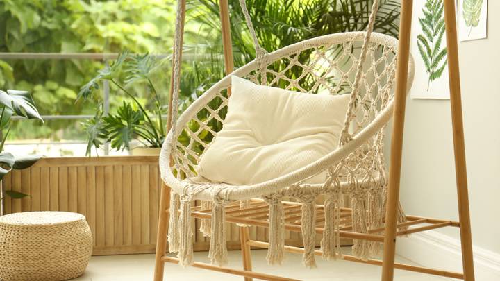 Aldi's Sell-Out Hanging Rope Chair Is Back In Stock