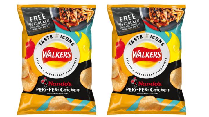 You Can Now Buy Nando's Flavoured Crisps In New Walkers Range