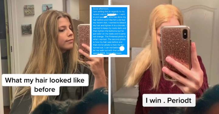 Woman Shows Off Horrific Results After She Asked For 'Blonde Balayage'