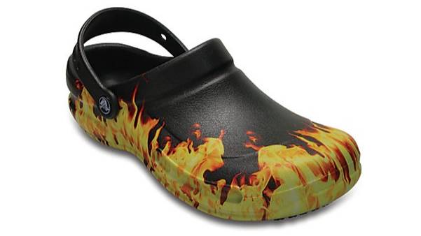 You Can Now Buy Crocs Covered In Flames But The Internet Wants To Burn Them