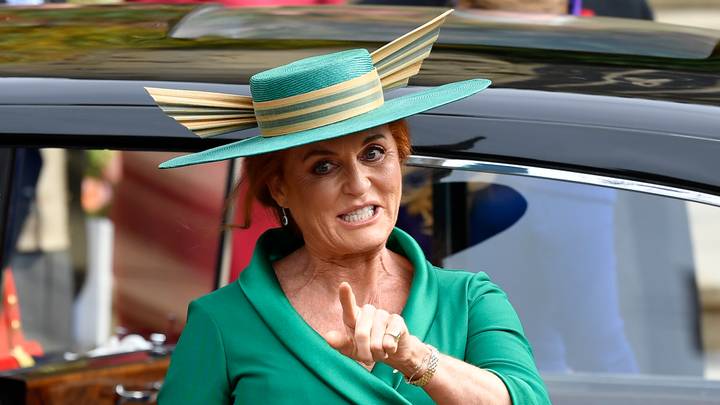Everyone's Comparing Fergie's Hat For Princess Eugenie's Wedding To A Golden Snitch