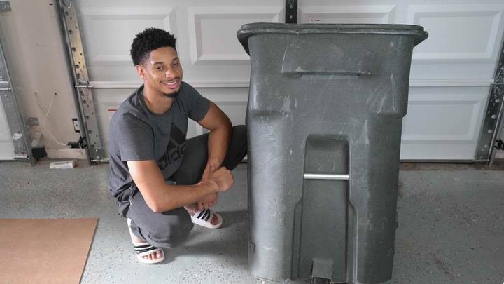 A Man Has Created A Wheelie Bin That Takes Itself Out On Rubbish Day