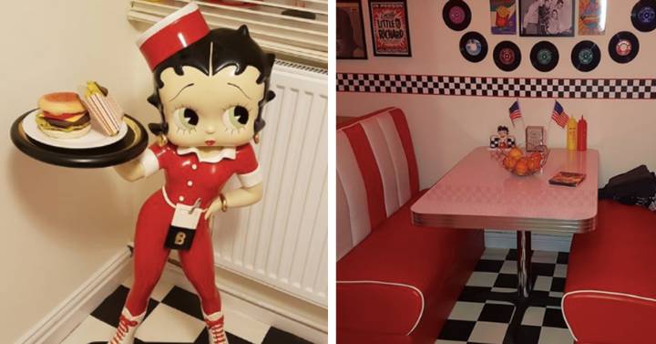 Woman Makes Insane Betty Boop Diner In Her House 
