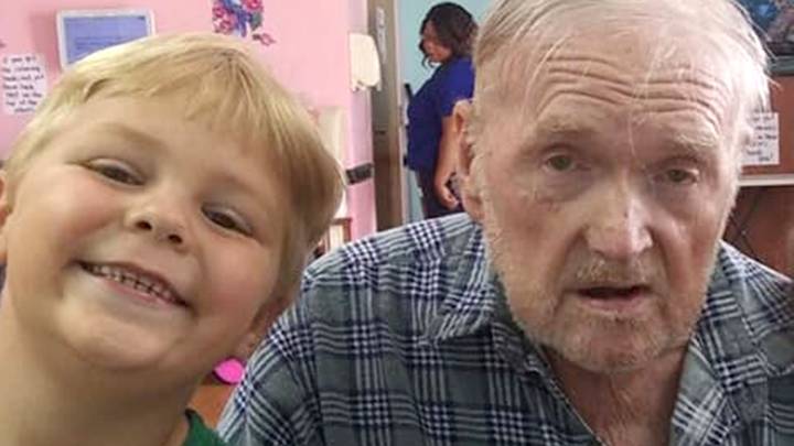 Touching Video Of Grandson Feeding His Granddad With Dementia Will Leave You In Tears