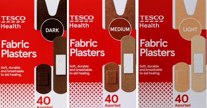 Tesco Is The First Supermarket To Launch Diverse Skin Tone Plasters 