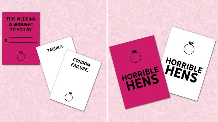 Calling All Maids Of Honour, Horrible Hens Is The New Cards Against Humanity 