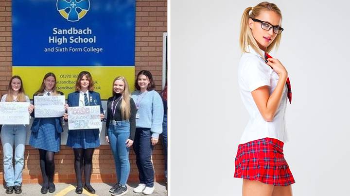 A Group Of Girls Are Calling For The Ban Of School Uniforms In Sex Shops