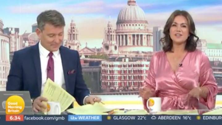 Good Morning Britain: Susanna Reid Forced To Explain Dress Choice As Co-Workers Convinced She's In Her Dressing Gown