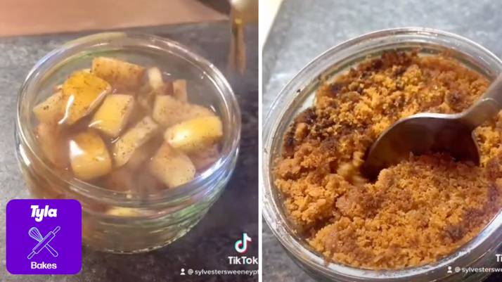 You Can Now Make Biscoff Apple Crumble