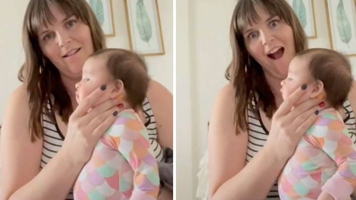 Woman Shares Trick To Get Baby To Burp Every Time