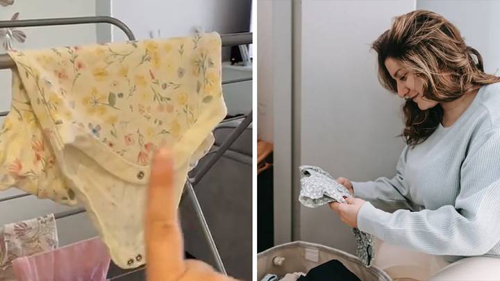 Mum Shares Clever Hack To Get More Clothes On Dryer