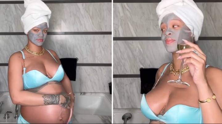 Fans Defend Pregnant Rihanna After She Sips From A Champagne Glass