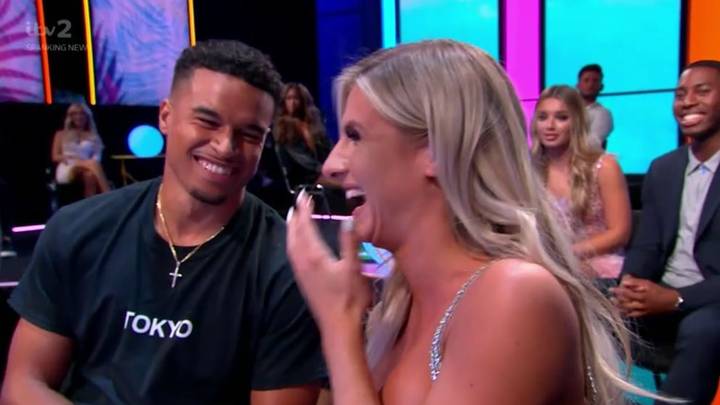 Love Island Reunion: Fans Cringing At Chloe's Painful Reaction To Hugo Being Asked If He Fancied Her