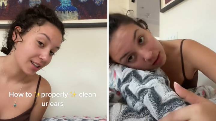 Viewers Shocked At How This TikTok User Cleans Her Ears Out