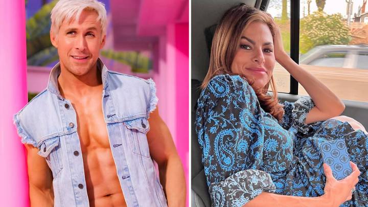 Eva Mendes Reacts To Ryan Gosling's Ken Photo From Barbie Movie