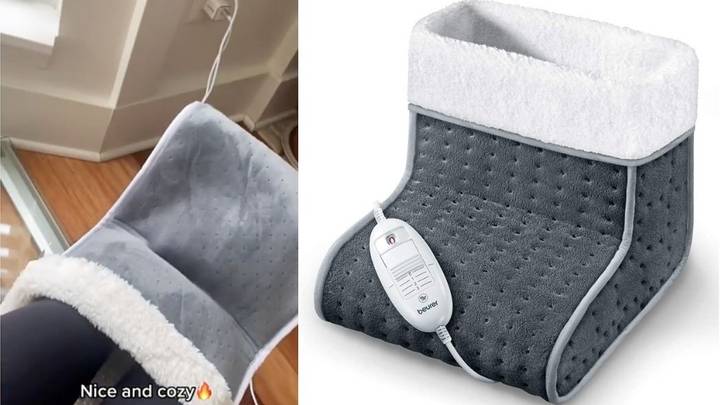 People Say This Electric Foot Warmer Is Perfect For Working From Home