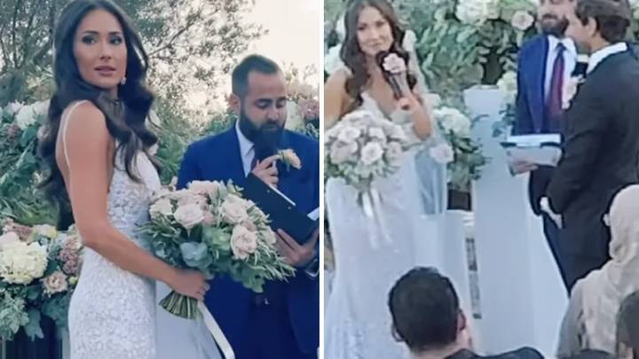 Bride Forced To Stop Wedding In The Middle Of The Ceremony