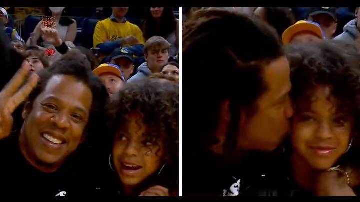 Jay-Z Is The Ultimate Embarrassing Dad At Basketball Game With Blue Ivy