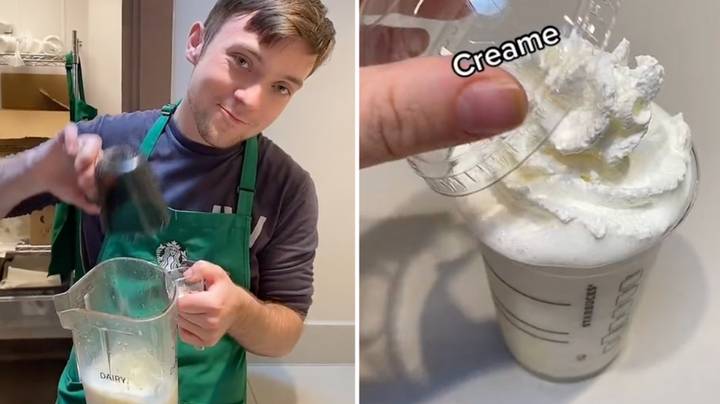 Starbucks Workers Explain How To Order The Secret Kinder Frappe