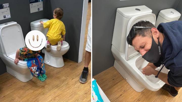 Parents Mortified After Son, 4, Has Poo In B&Q Display Toilet