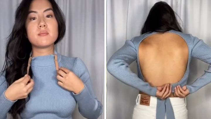 Woman Shares Hack That Turns Any Bra Backless