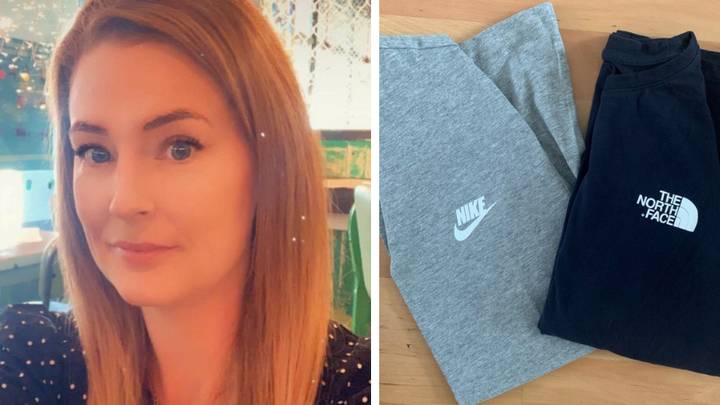 Mum says she saves hundreds by ironing Nike logos onto Primark clothes for teenage son