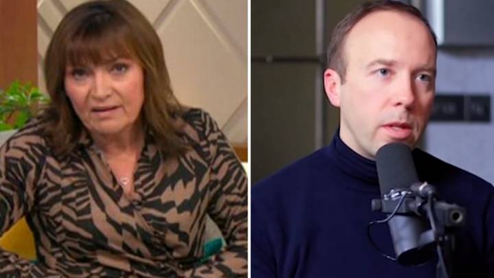 People Are Calling For Lorraine Kelly To Win A BAFTA After Matt Hancock Takedown