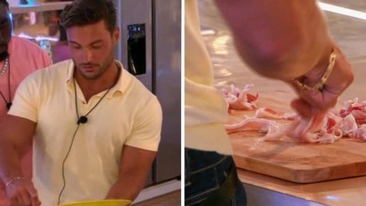 Love Island Fans Left 'Gagging' After Insect Crawls Into Davide's Food Prep