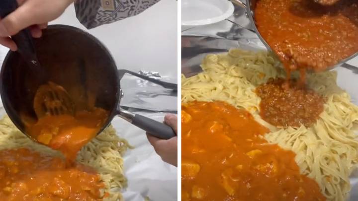 People Are Divided Over Woman's Pasta Grazing Table