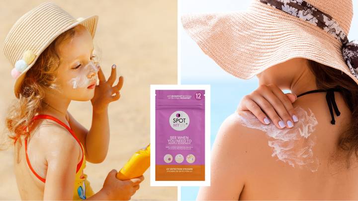 Genius Colour-Changing Stickers Tell You When You Need To Reapply Suncream
