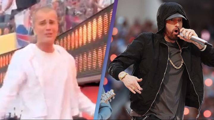 Justin Bieber Rapping Along With Eminem At Super Bowl Has Sent Fans Wild