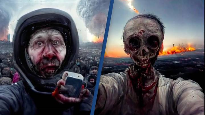 AI Grimly Predicts What Our Last Selfies On Earth Will Look Like