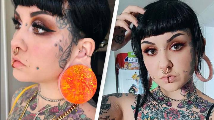 Tattoo Artist Wants To Have The Biggest Earlobes In The World