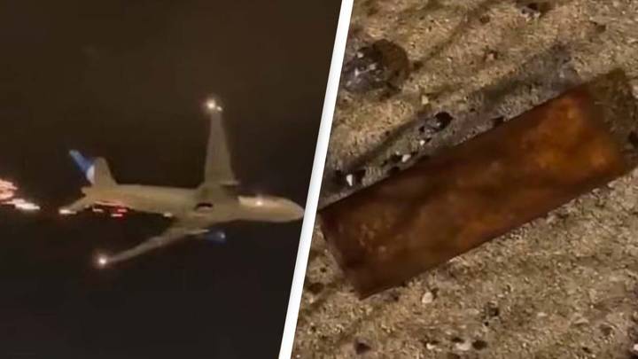 United Airlines plane forced to make emergency landing after sparks and debris start flying off it