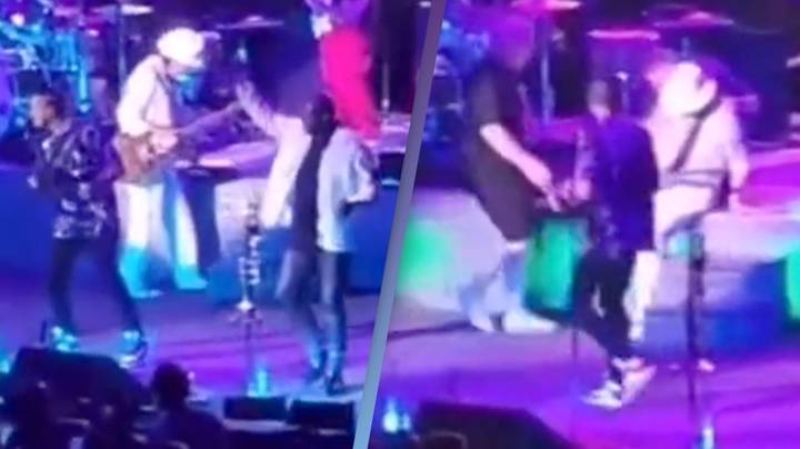 Carlos Santana Collapses On Stage During Concert