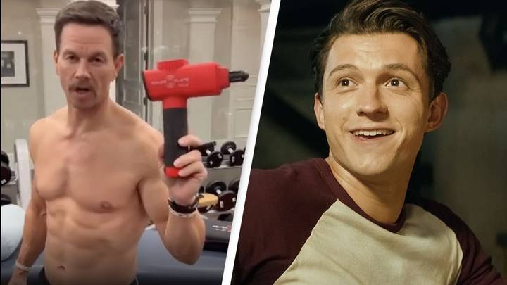 Mark Wahlberg Puts Tom Holland's Gift To Use After Thinking It Was For 'Self-Pleasure'