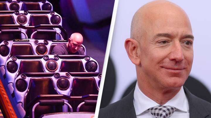 Jeff Bezos Mocked After He's Pictured On Disneyland Rollercoaster On His Own