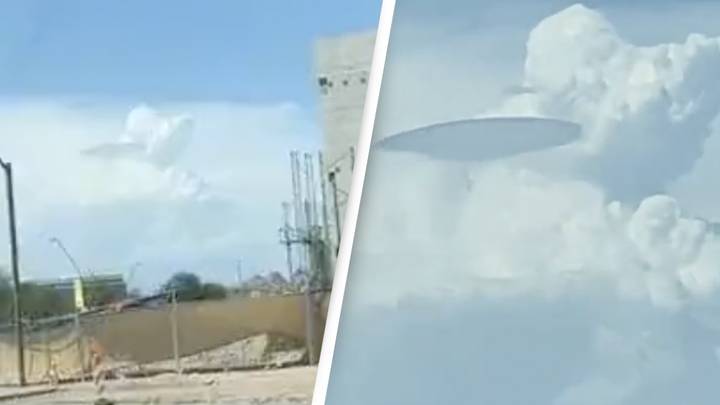 People Terrified After Spotting Huge 'UFO' Hovering In Sky