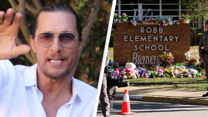 Matthew McConaughey Returns To Home Town Of Ulvade To Help 'Heal' Community