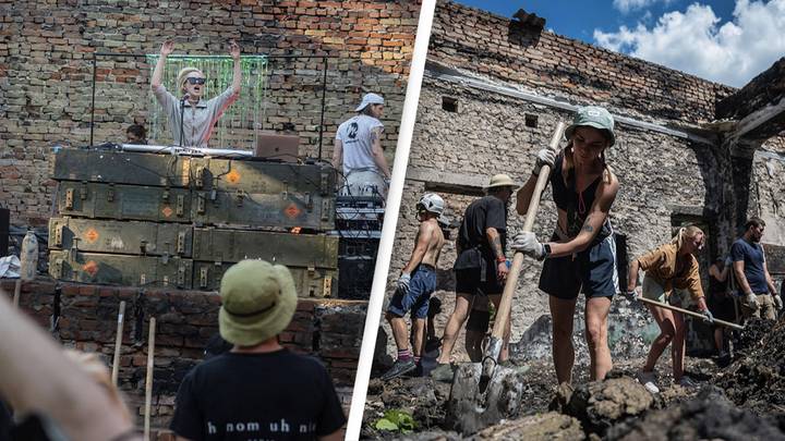 Ukraine Is Hosting 'Clean-Up Raves' To Help Young People Have A Normal Life And Tidy Up Wreckage