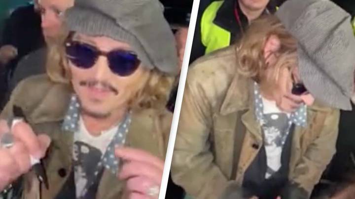Johnny Depp Jokes About His Severed Finger With Fans