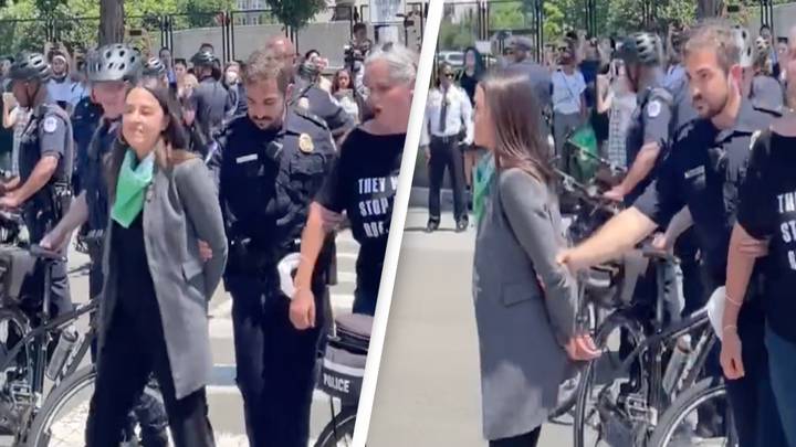 Alexandria Ocasio-Cortez Accused Of Faking Arrest At Abortion Rally
