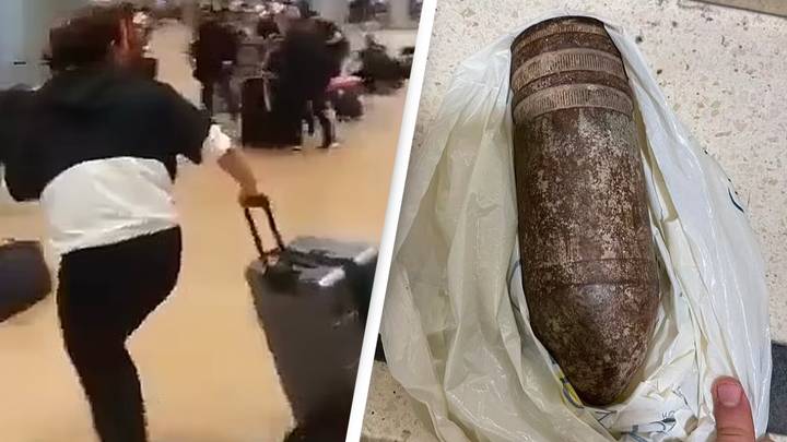 Chaos Erupts At Airport After Family Accidentally Pack Unexploded Bomb In Luggage