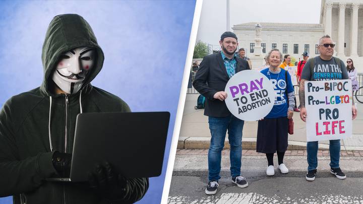 Anonymous Sends Warning To Supreme Court Over Abortion Ban
