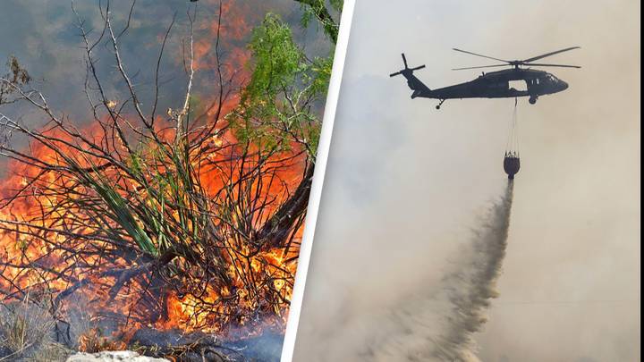 State Of Emergency Declared In Texas As Wildfires Cause Mass Evacuation
