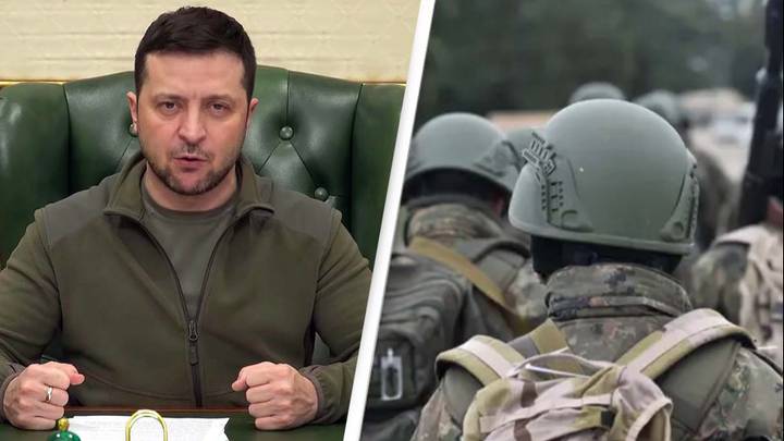 Zelenskyy Condemns Russian Soldiers For 'Booby-Trapping' Corpses As They Retreat