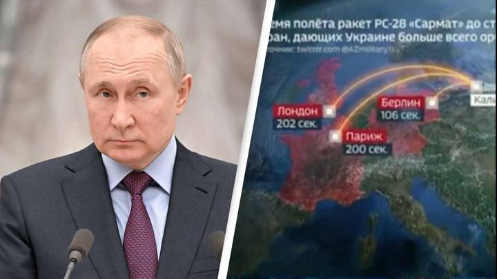 Russian TV Runs Terrifying Simulation Of Them Nuking Europe