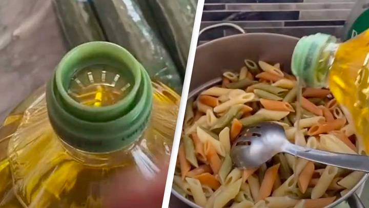 You’ve Been Pouring Cooking Oil Wrong Your Whole Life