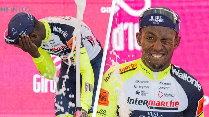 Bizarre Prosecco Accident Forces Cycling History-Maker To Withdraw From Race