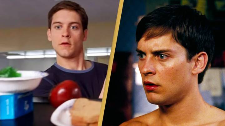 Tobey Maguire's Spider-Man Lunch Tray Scene Took 156 Takes To Get Right